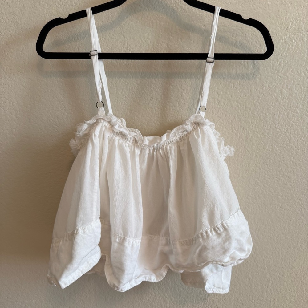 Pilcro Elegant White Ruffled Chemise - Picture 8 of 11
